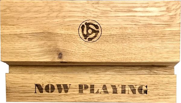 Music Box Designs Music Box Designs Record Display Groove Поставка за маси за LP записи Natural