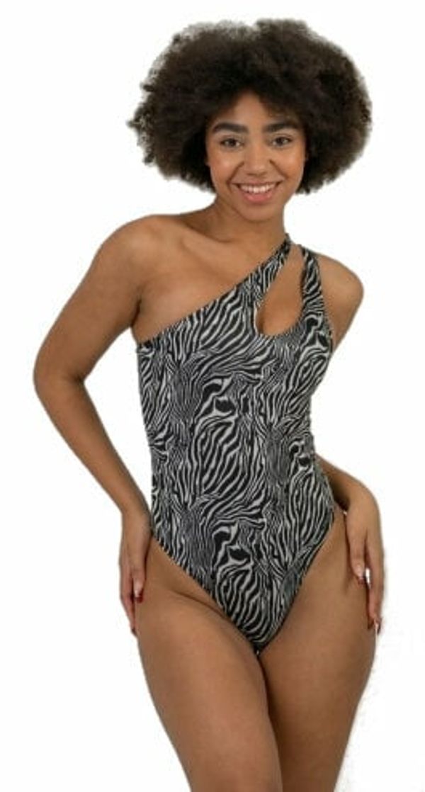 Nebbia Nebbia Fortaleza Monokini - Zebra Zebra White S Дамски бански