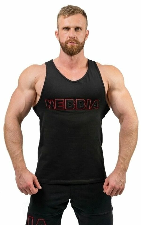 Nebbia Nebbia Gym Tank Top Strength Black XL Фитнес тениска