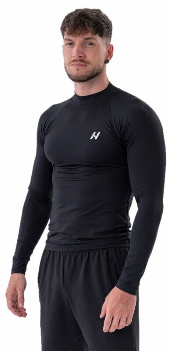 Nebbia Nebbia Functional T-shirt with Long Sleeves Active Black L