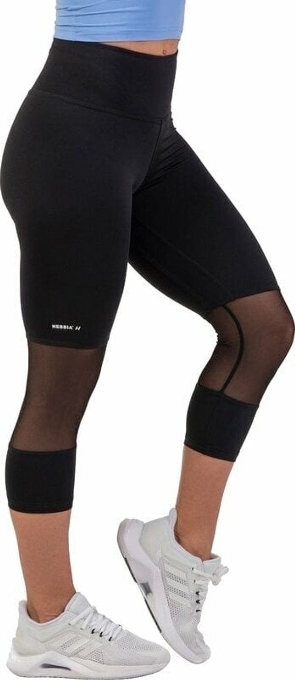 Nebbia Nebbia High-Waist 3/4 Length Sporty Leggings Black XS