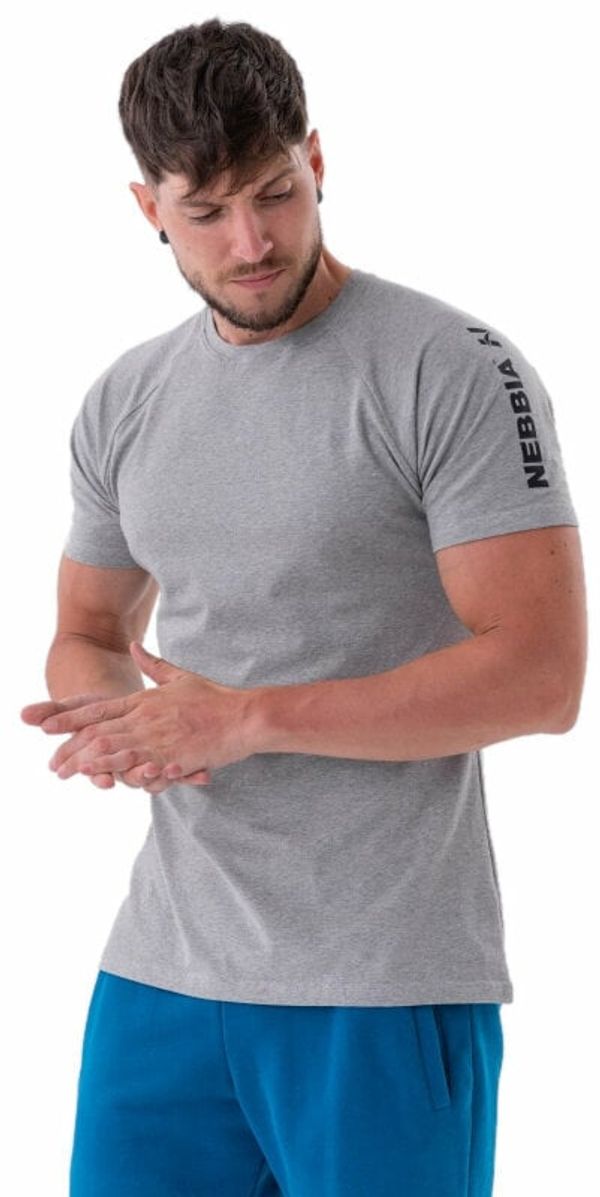 Nebbia Nebbia Sporty Fit T-shirt Essentials Light Grey XL Фитнес тениска