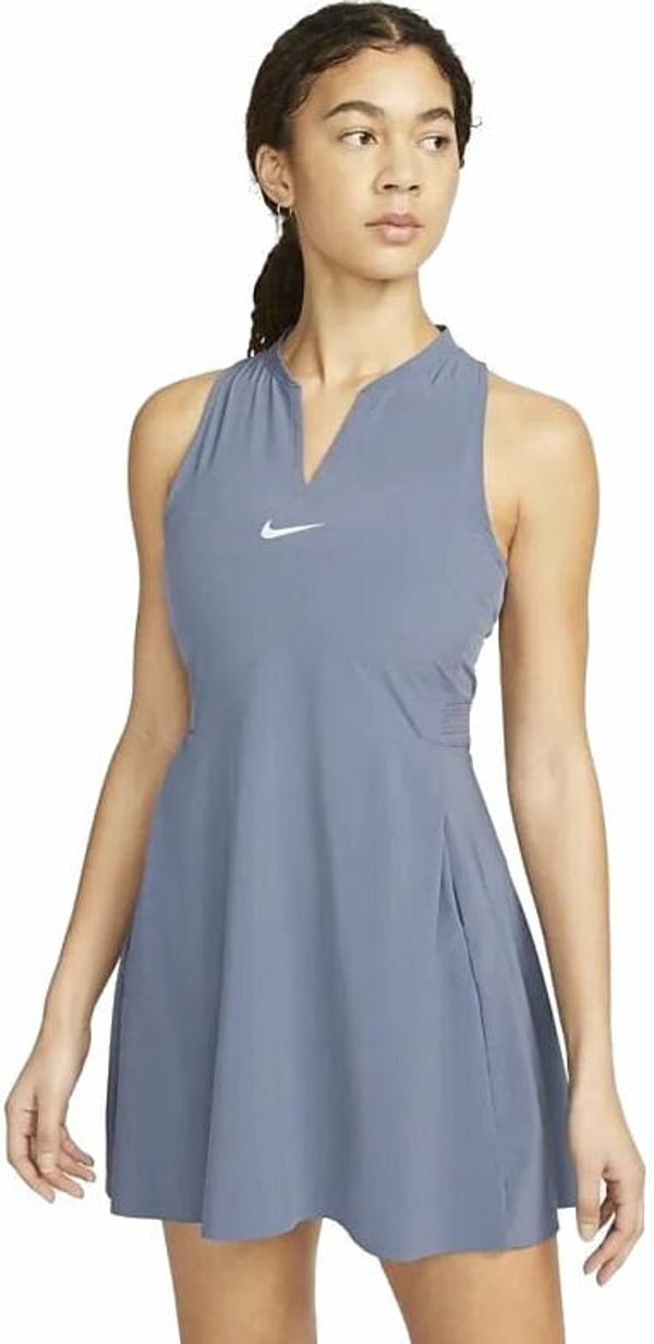 Nike Nike Dri-Fit Advantage Womens Tennis Dress Blue/White L Рокля за тенис