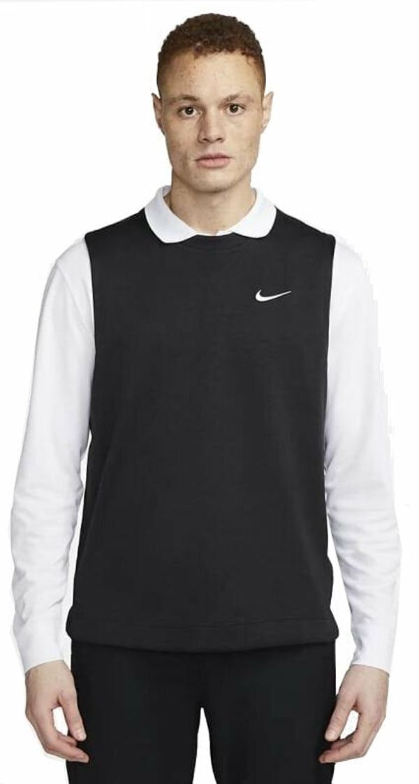 Nike Nike Dri-Fit Tour Golf Gilet Black/White S Суитшърт