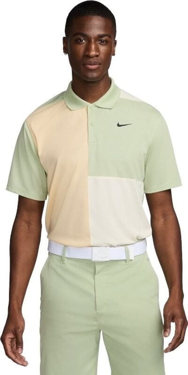 Nike Nike Dri-Fit Victory+ Blocked Mens Polo Honeydew/Coconut Milk/Pale Vanilla/Black XL