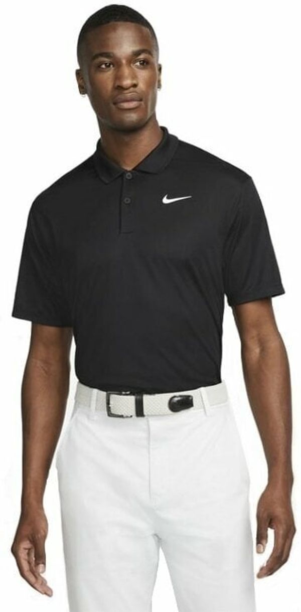 Nike Nike Dri-Fit Victory Mens Golf Polo Black/White L
