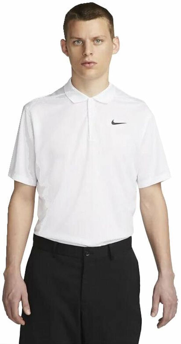 Nike Nike Dri-Fit Victory+ Mens Golf White/Black XL Риза за поло