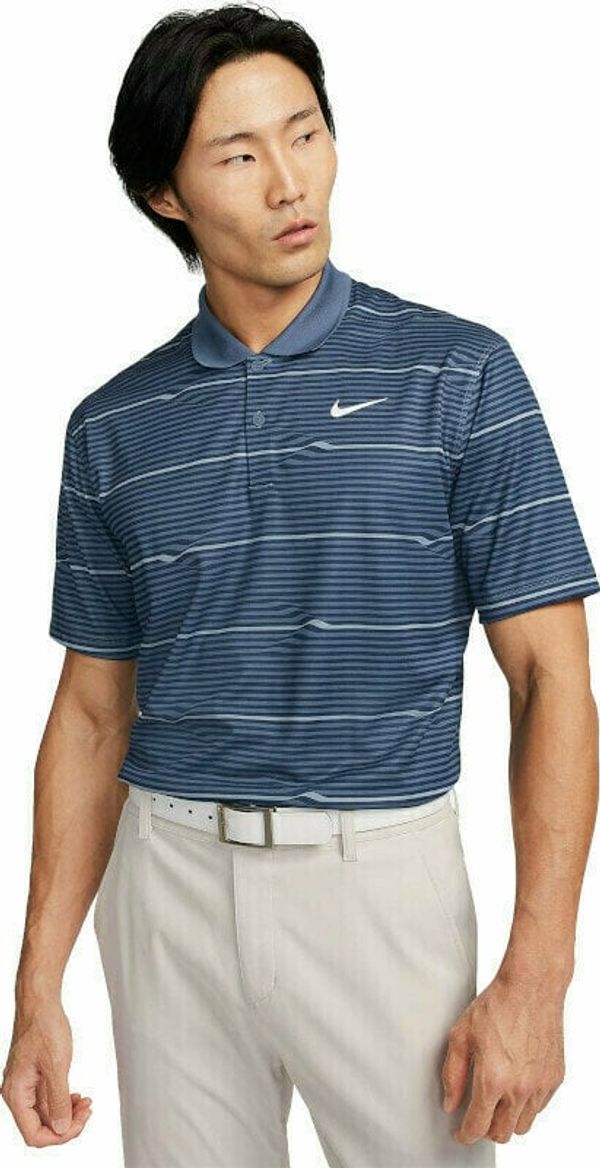 Nike Nike Dri-Fit Victory+ Mens Polo Midnight Navy/Diffused Blue/White XL