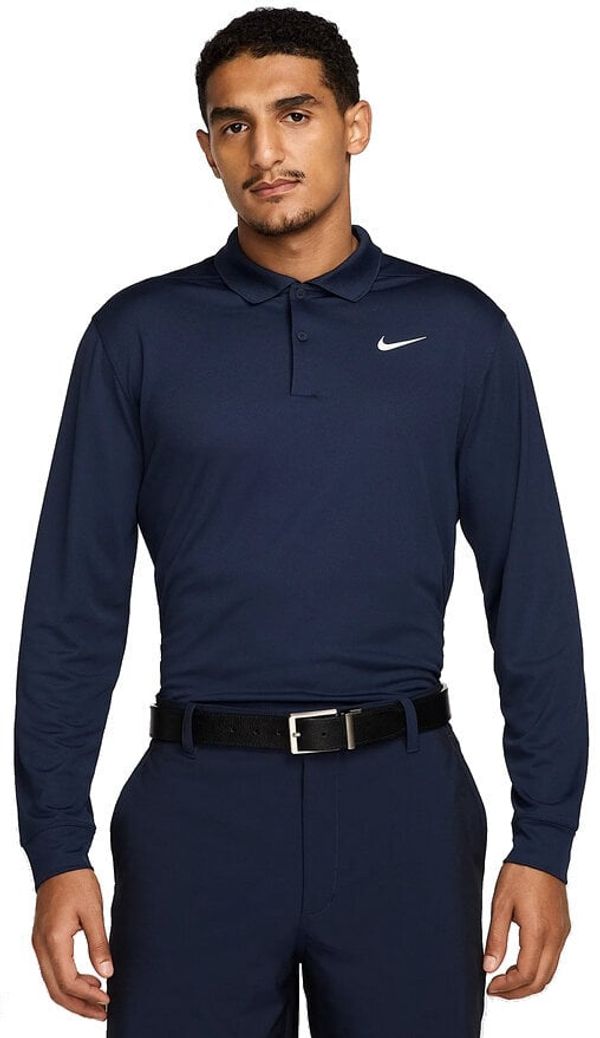 Nike Nike Dri-Fit Victory Solid  Obsidian/White L Риза за поло