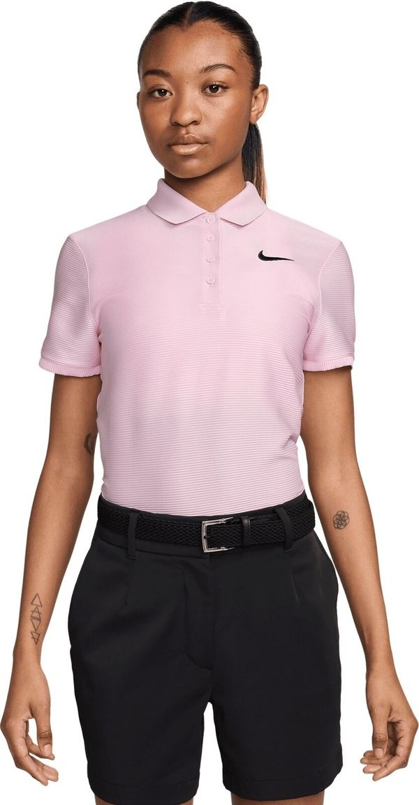 Nike Nike Dri-Fit Victory Womens Polo Polo Pink Foam /Black M