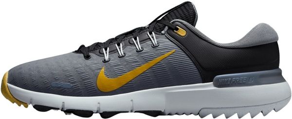 Nike Nike Free Unisex Black/Cool Grey/Pure Platinum/Infinite Gold 38,5 Женски голф обувки