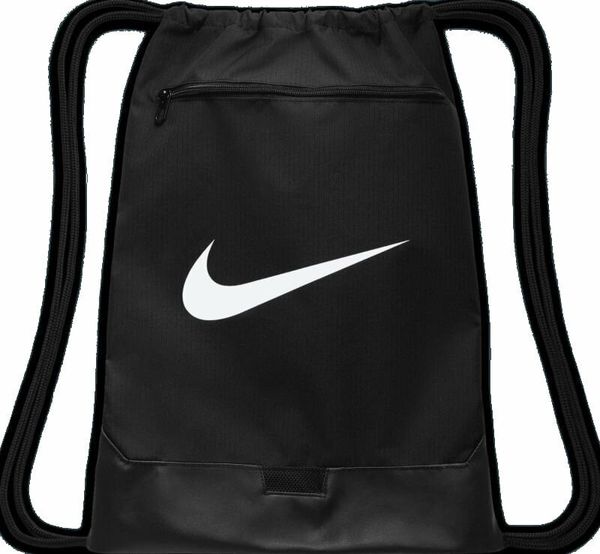 Nike Nike Brasilia 9,5 Drawstring Bag Black/Black/White 18 L