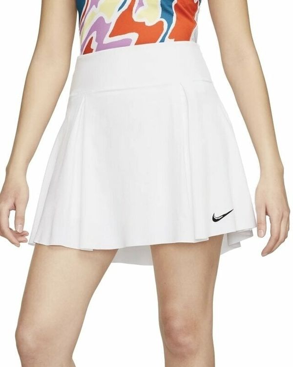 Nike Nike Dri-Fit Advantage Regular Womens Tennis Skirt White/Black L