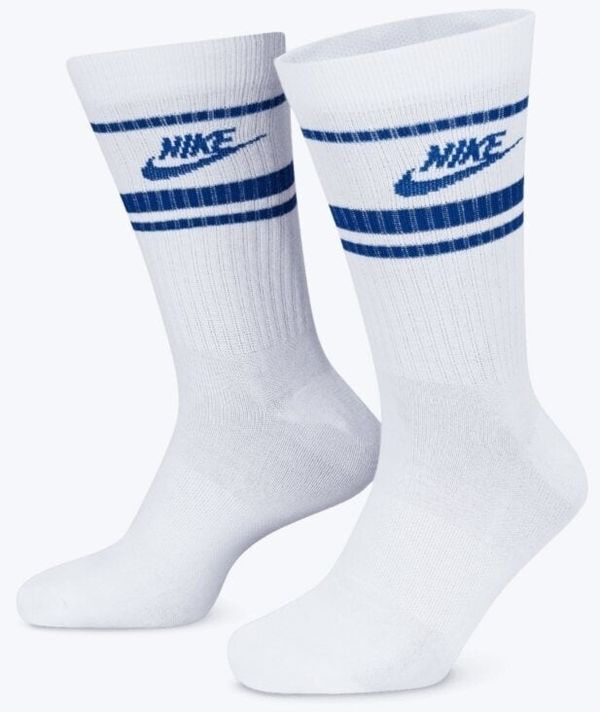Nike Nike Sportswear Dri-FIT Everyday Essential Чорапи White/Game Royal/Game Royal M