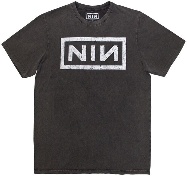 Nine Inch Nails Nine Inch Nails Риза Classic Logo Unisex Charcoal Grey 2XL