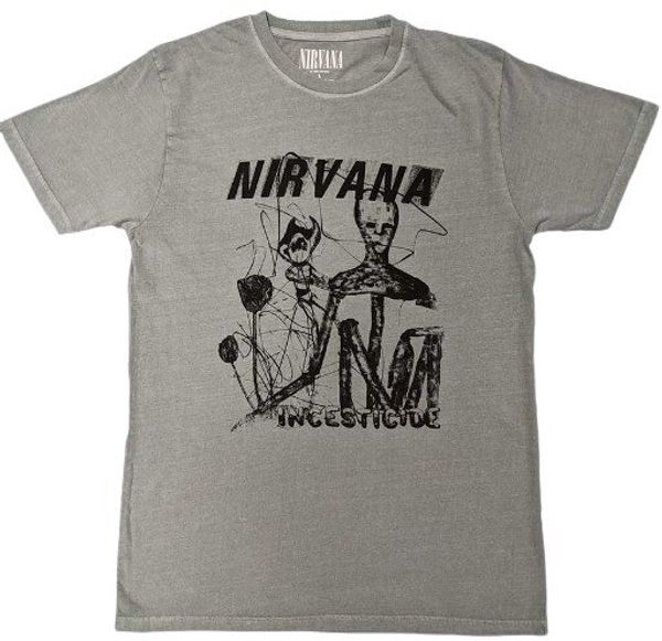 Nirvana Nirvana Риза Incesticide Stacked Logo Unisex Green L