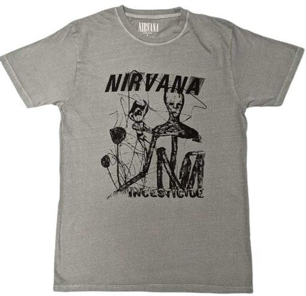 Nirvana Nirvana Риза Incesticide Stacked Logo Unisex Green S