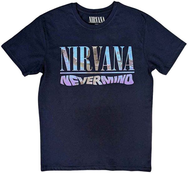 Nirvana Nirvana Риза Nevermind Unisex Navy Blue 2XL