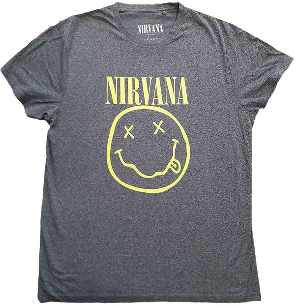 Nirvana Nirvana Риза Yellow Happy Face Unisex Brindle L