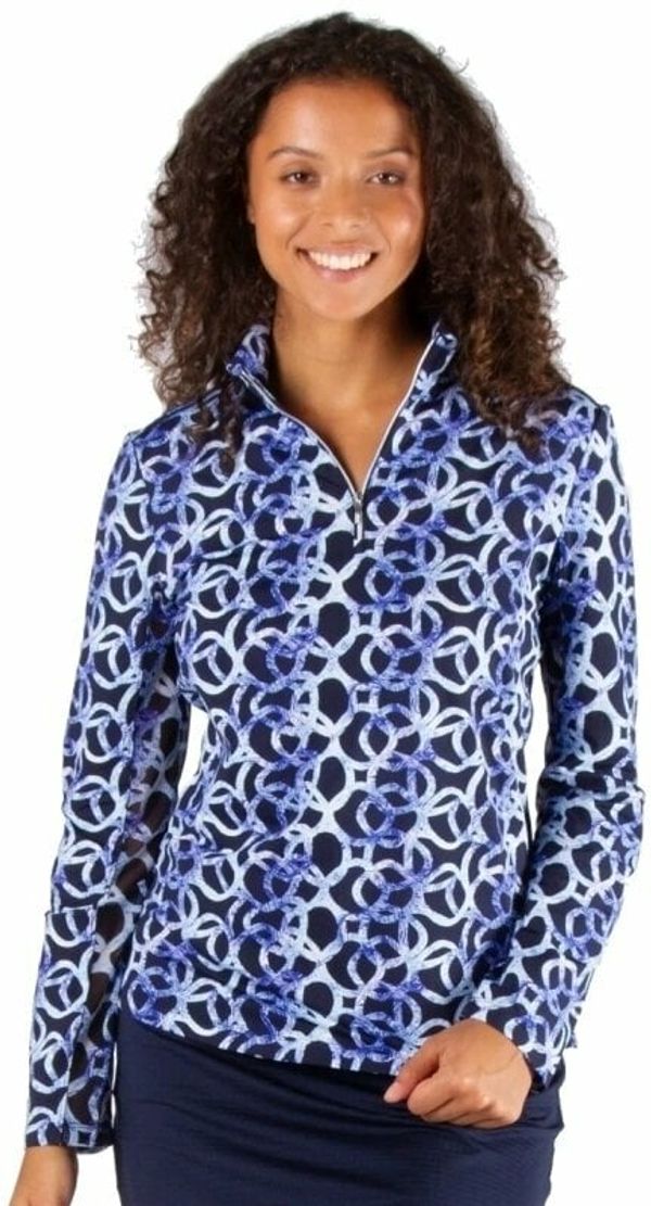 Nivo Nivo Liba Mock Navy XS Суитшърт