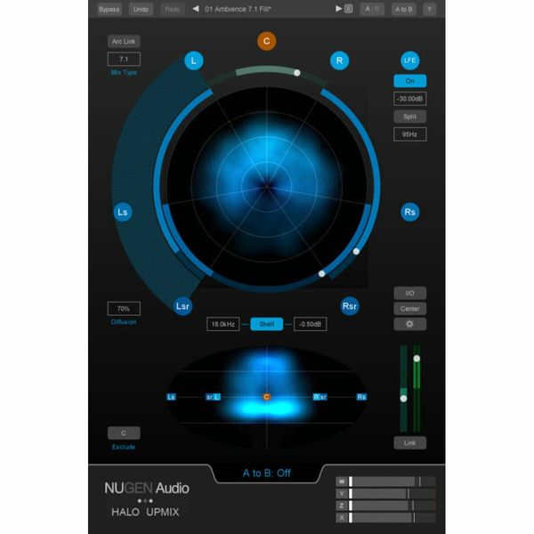 Nugen Audio Nugen Audio Halo Upmix 3D (Extension) (Дигитален продукт)