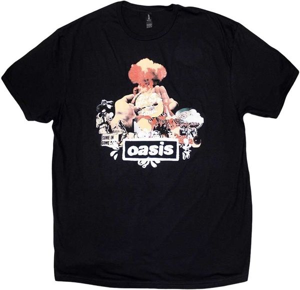Oasis Oasis Риза Atomic Collage Unisex Black L