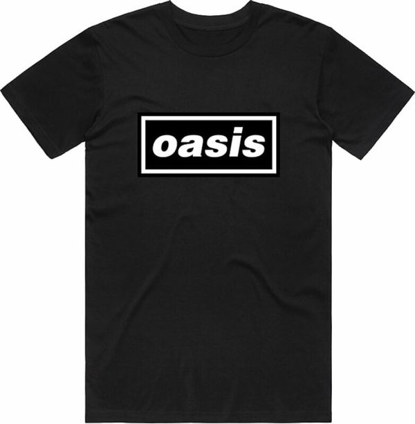 Oasis Oasis Риза Decca Logo Unisex Black S