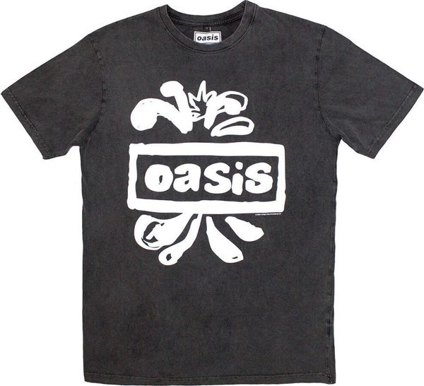 Oasis Oasis Риза Logo Splat Stone Wash Unisex Charcoal Grey S