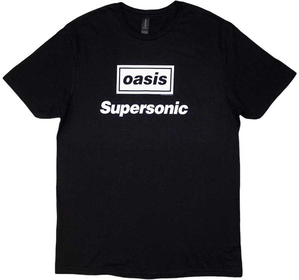Oasis Oasis Риза Supersonic Title Unisex Black L