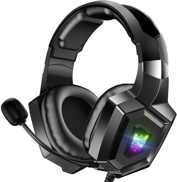 Onikuma Onikuma K8 RGB Wired Gaming Headset Black