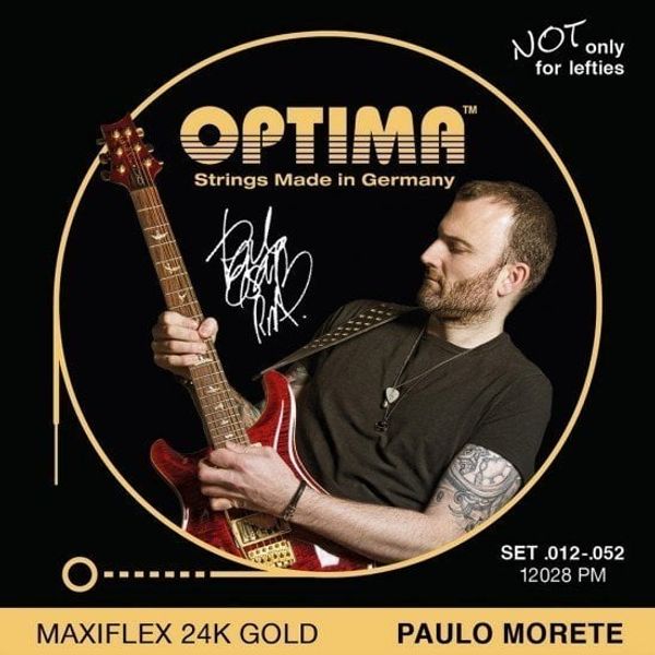 Optima Optima 12028-PM 24K Gold Electrics Maxiflex Paolo Morete Signature Струни за електрическа китара
