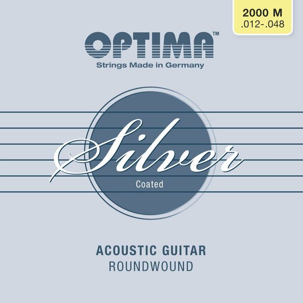 Optima Optima 2000.M Silver Acoustic Medium Струни за акустична китара