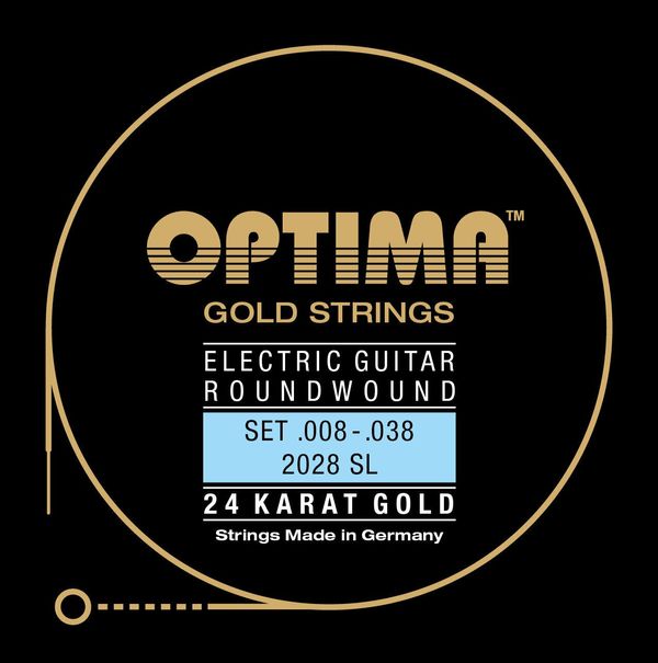Optima Optima 2028.SL 24K Gold Strings Super Light