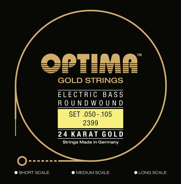 Optima Optima 2399.M 24K Gold Strings Medium Scale Medium