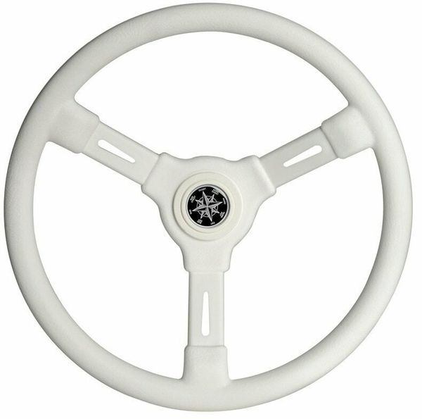 Osculati Osculati 3-spoke steering wheel white 355 mm