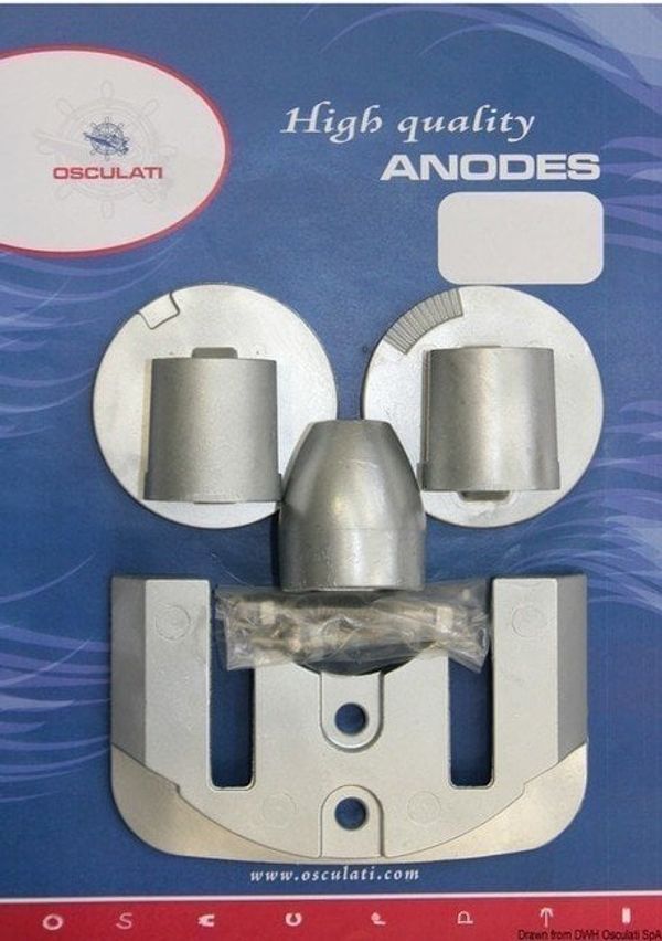 Osculati Osculati Anode Kit Mercruiser Bravo III-04 - Magnesium