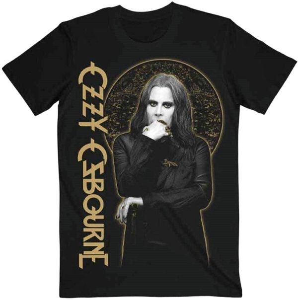 Ozzy Osbourne Ozzy Osbourne Риза Patient No. 9 Gold Graphic Unisex Black L