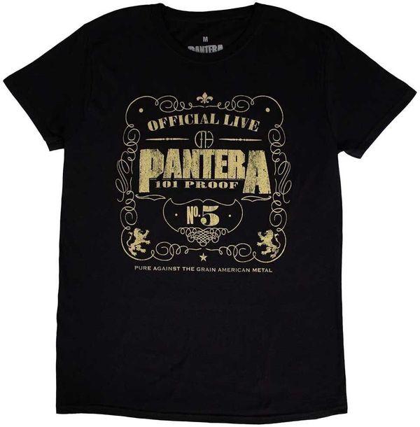 Pantera Pantera Риза 101 Proof Unisex Black L