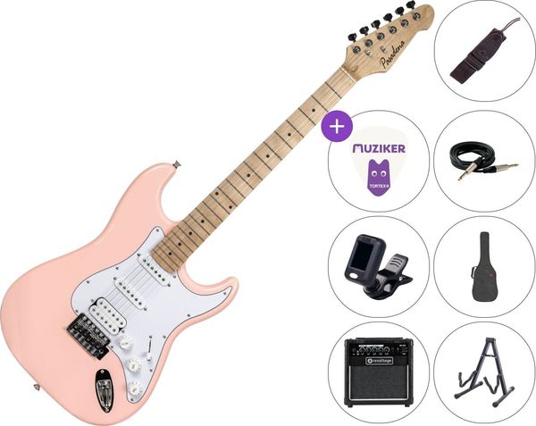 Pasadena Pasadena ST-11 SET 10W Pink Електрическа китара