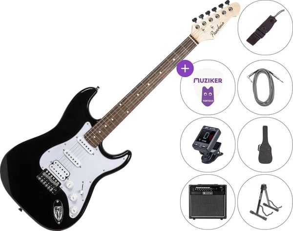 Pasadena Pasadena ST-11 SET 40W Black Електрическа китара