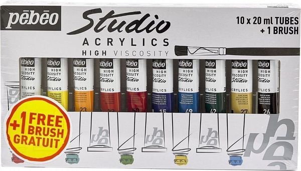 Pébéo Pébéo 69.2910 Комплект акрилни бои 10 x 20 ml