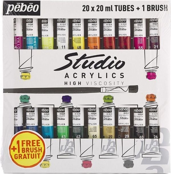 Pébéo Pébéo 69.2920 Комплект акрилни бои 20 x 30 ml