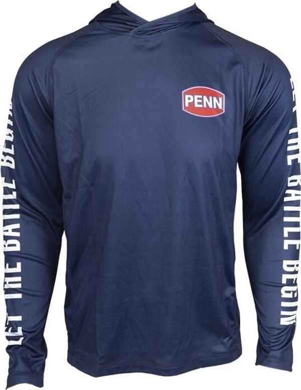 Penn Penn Тениска Pro Hooded Jersey Marine Blue L