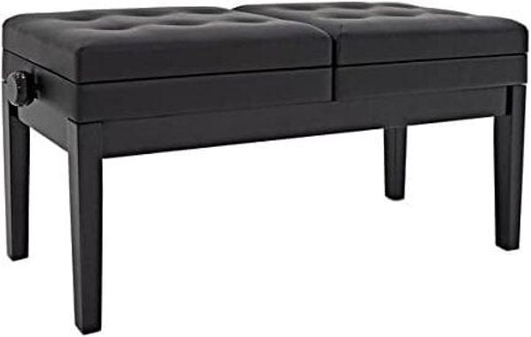 Pianonova Pianonova HY-PJ026 Дует табуретка за пиано Black Gloss