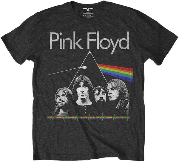 Pink Floyd Pink Floyd Риза Dark Side of the Moon Band & Pulse Unisex Charcoal Grey 2XL