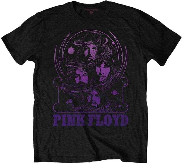 Pink Floyd Pink Floyd Риза Purple Swirl Unisex Black L