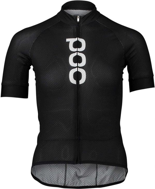 POC POC Essential Road Women's Logo Jersey Джърси Uranium Black/Hydrogen White S