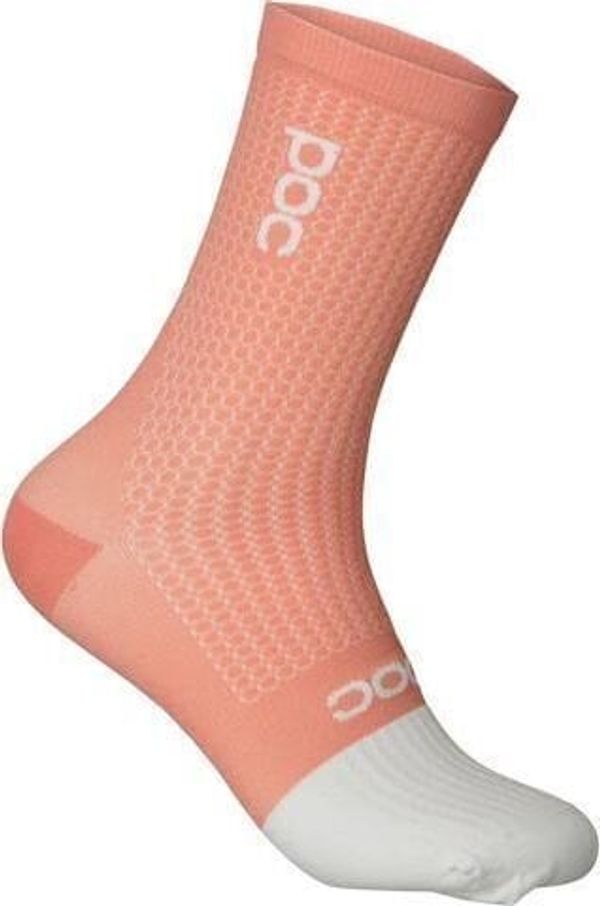POC POC Flair Sock Mid Rock Salt/Hydrogen White L Чорапи за колоездене