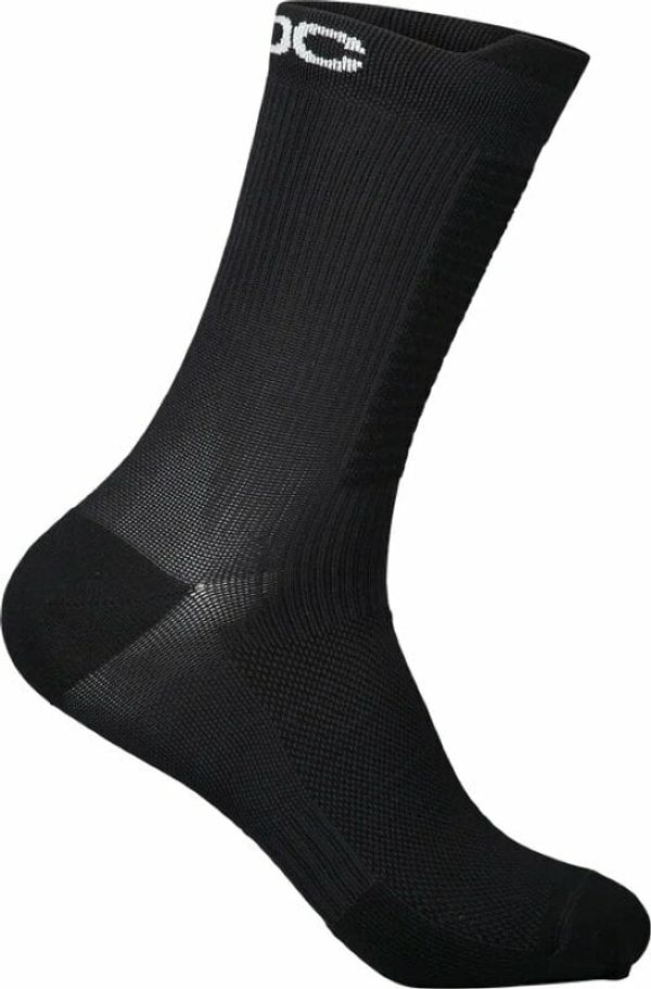 POC POC Lithe MTB Mid Sock Uranium Black S Чорапи за колоездене