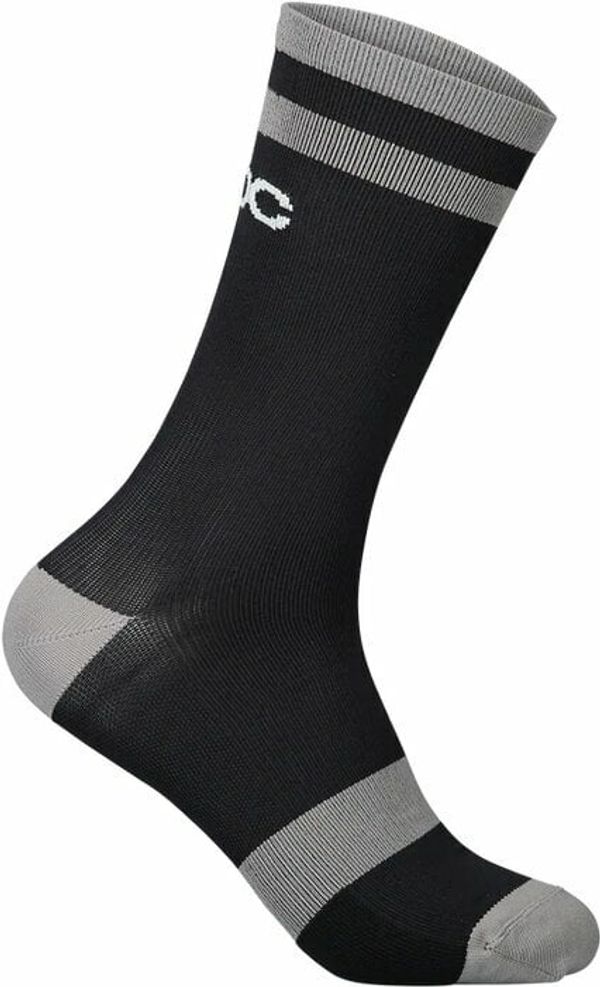 POC POC Lure MTB Sock Long Uranium Black/Granite Grey S Чорапи за колоездене
